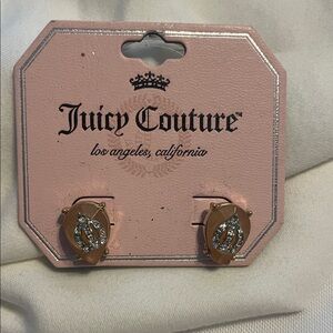 Juicy Couture Gold and Silver Leaf Earrings
